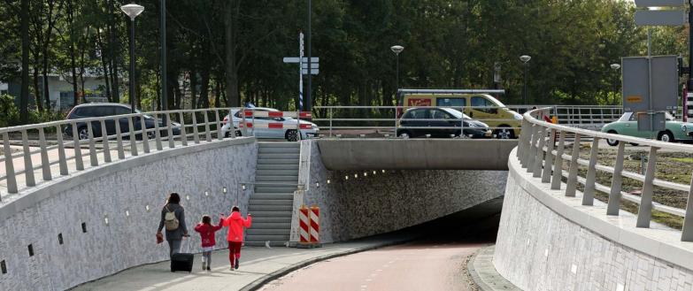 Fietstunnel Dr. Lelylaan Leiden