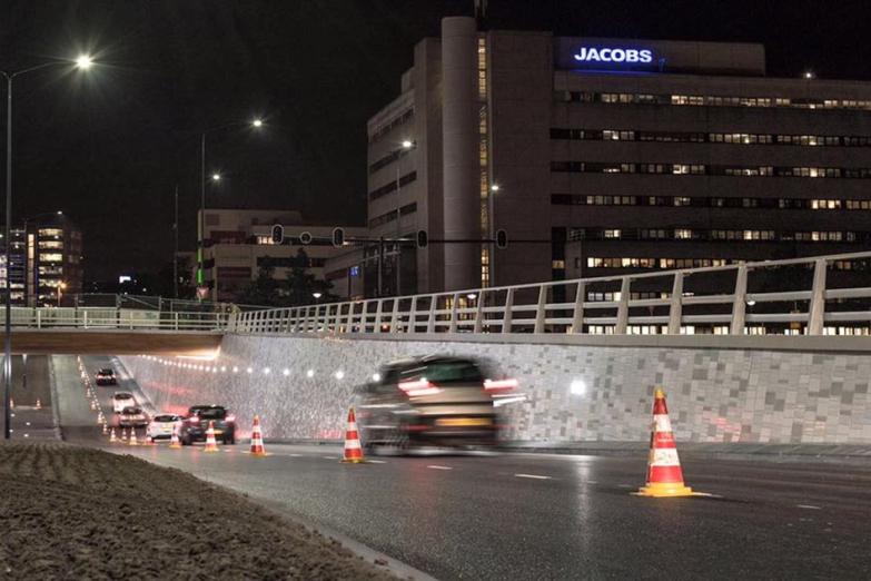 Tunnel ongelijkvloerse kruising Plesmanlaan - Haagse schouwweg