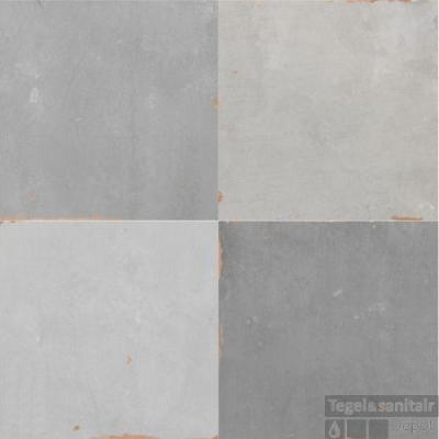 vtwonen Tegels Craft 112127 Wandtegel 125X125 Light Grey 12mm Glans